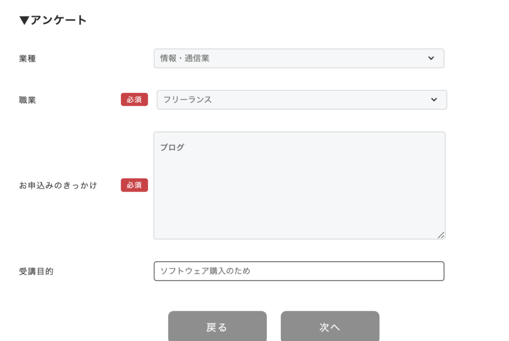 サンプル：サトミの回答